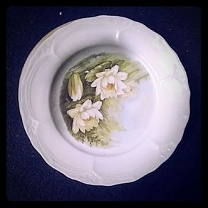 2 pc Three crown china plates